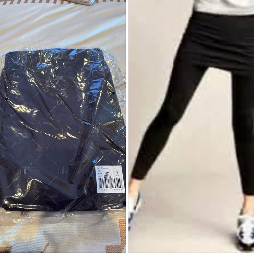 NWT Cabi Black M’Leggings size small